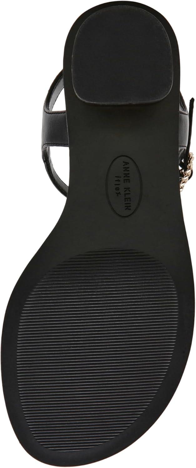 imageAnne Klein Womens Tessa Flat SandalBlack Smooth