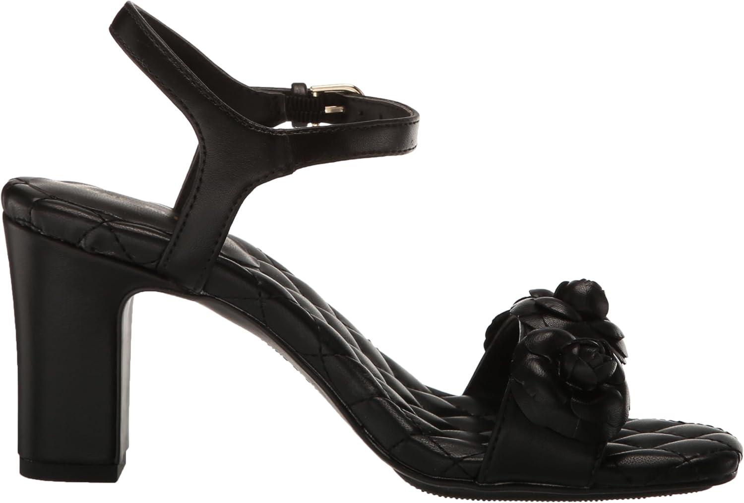 imageAnne Klein Womens Yardley Heeled SandalBlack