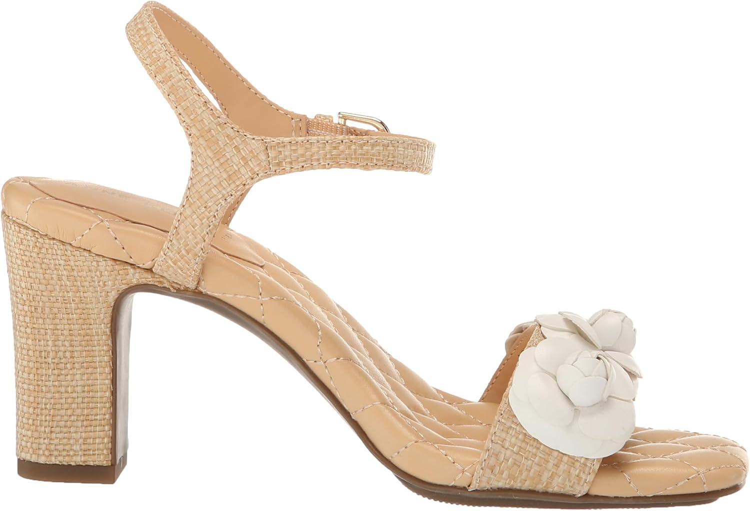 imageAnne Klein Womens Yardley Heeled SandalNaturalMulti