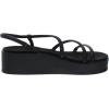 Anne Klein Women’s Vie Wedge Sandal(Black)