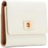 Anne Klein AK Medium Flap Wallet with Enamel Turn lock