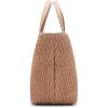 Anne Klein womens Anne Klein Large Ruched Top Handle Tote Bag(Timeless Taupe)