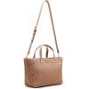 Anne Klein womens Anne Klein Large Ruched Top Handle Tote Bag(Timeless Taupe)