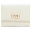 Anne Klein AK Medium Flap Wallet with Enamel Turn lock