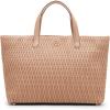 Anne Klein womens Anne Klein Large Ruched Top Handle Tote Bag(Timeless Taupe)