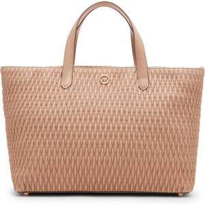 Anne Klein womens Anne Klein Large Ruched Top Handle Tote Bag(Timeless Taupe)