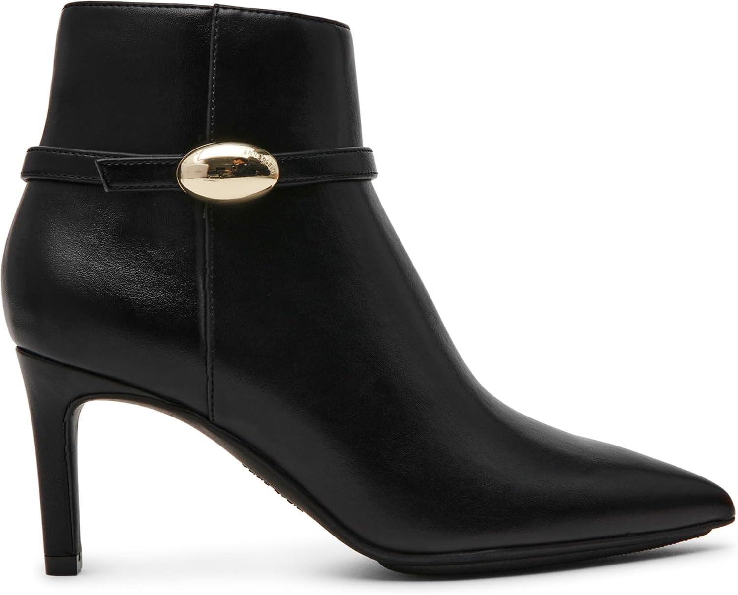 imageAnne Klein Womens Margie Ankle BootBlack Smooth