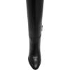Anne Klein Women’s Arcadia Mid Calf Boot(Black Smooth)