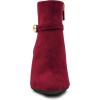 Anne Klein Women’s Margie Ankle Boot(Burgundy)