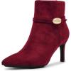 Anne Klein Women’s Margie Ankle Boot(Burgundy)