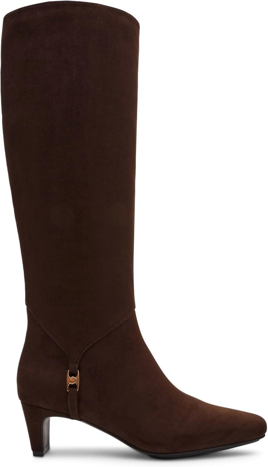 imageAnne Klein Womens Iverson Mid Calf BootDk Brown