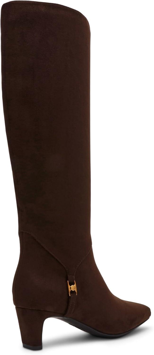 imageAnne Klein Womens Iverson Mid Calf BootDk Brown