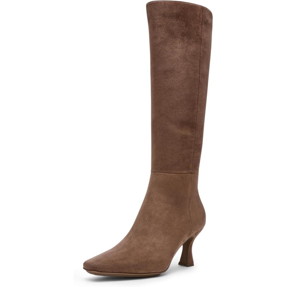 imageAnne Klein Womens Perfektion Mid Calf Boot Taupe 75