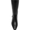 Anne Klein Women’s Iverson Mid Calf Boot(Black Smooth)