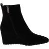 Anne Klein womens Viki(Black Suede)