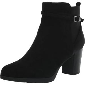 Anne Klein Women’s Riah Fashion Boot(Black Suede)