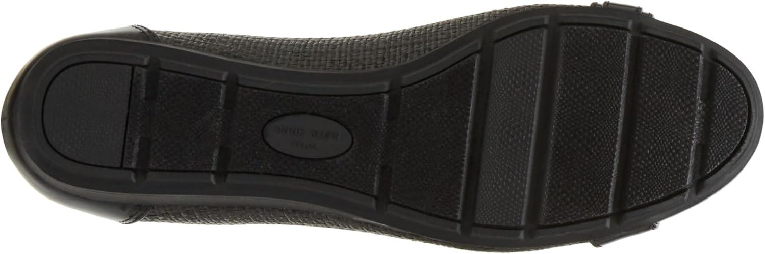 imageAnne Klein Womens Able Comfortable Ballet FlatBlack Raffia