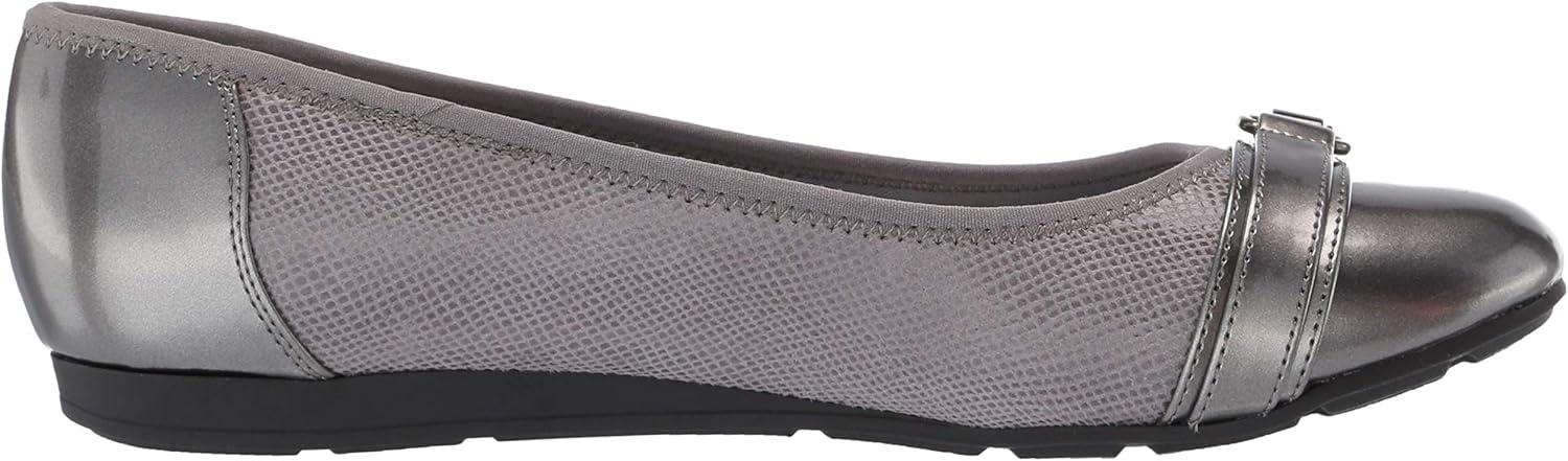 imageAnne Klein Womens Able Comfortable Ballet FlatGrey Multi