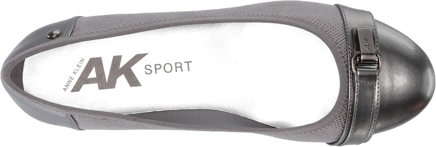 imageAnne Klein Womens Able Comfortable Ballet FlatGrey Multi