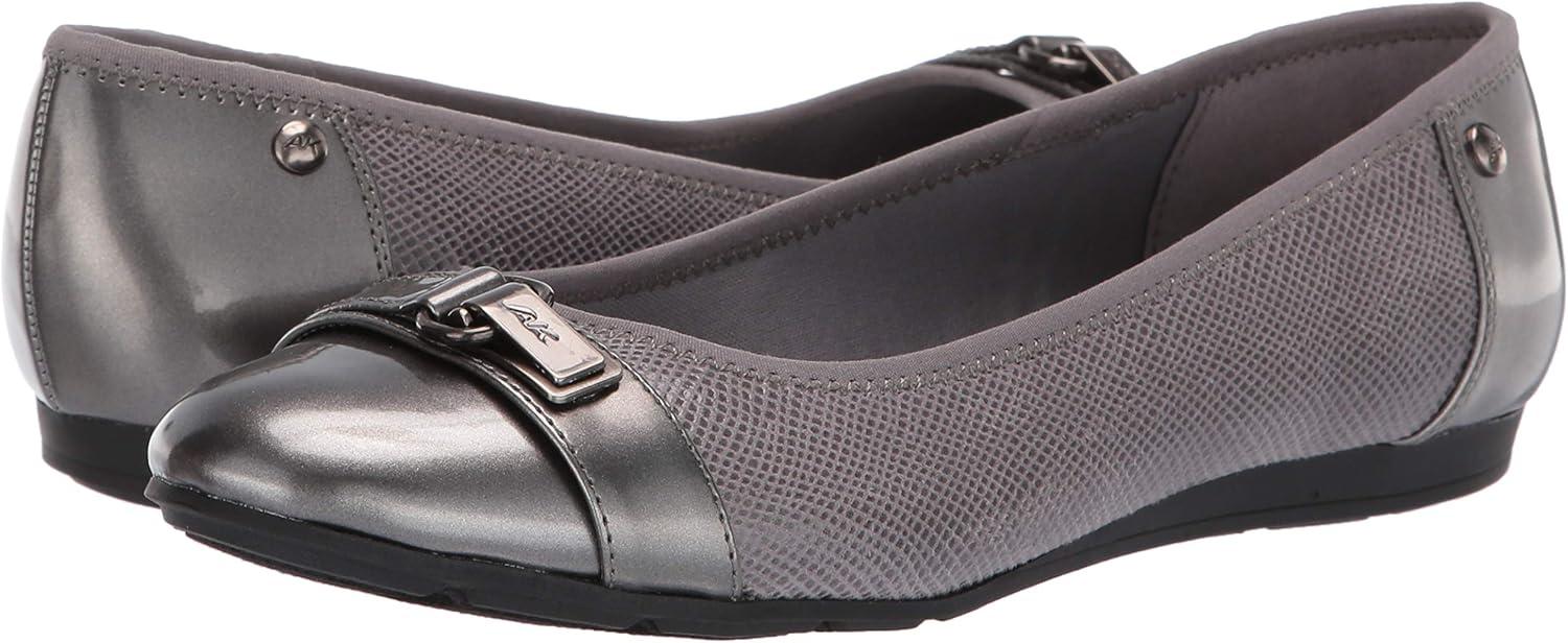 imageAnne Klein Womens Able Comfortable Ballet FlatGrey Multi