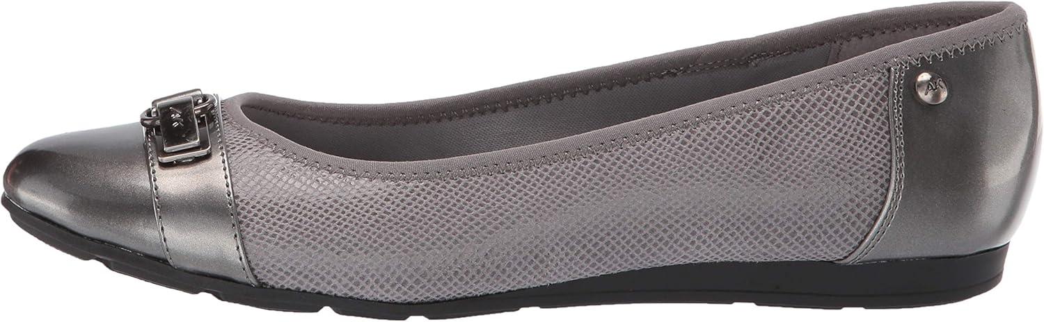 imageAnne Klein Womens Able Comfortable Ballet FlatGrey Multi