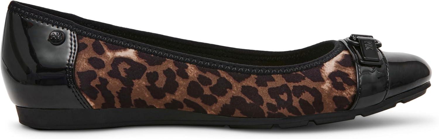 imageAnne Klein Womens Able Comfortable Ballet FlatLeopard