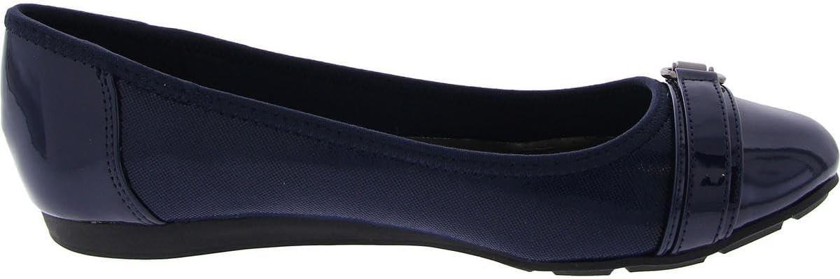 imageAnne Klein Womens Able Comfortable Ballet FlatNavy