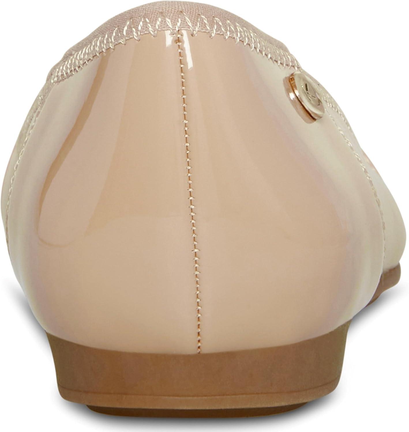 imageAnne Klein Womens Able Comfortable Ballet FlatNudeNude
