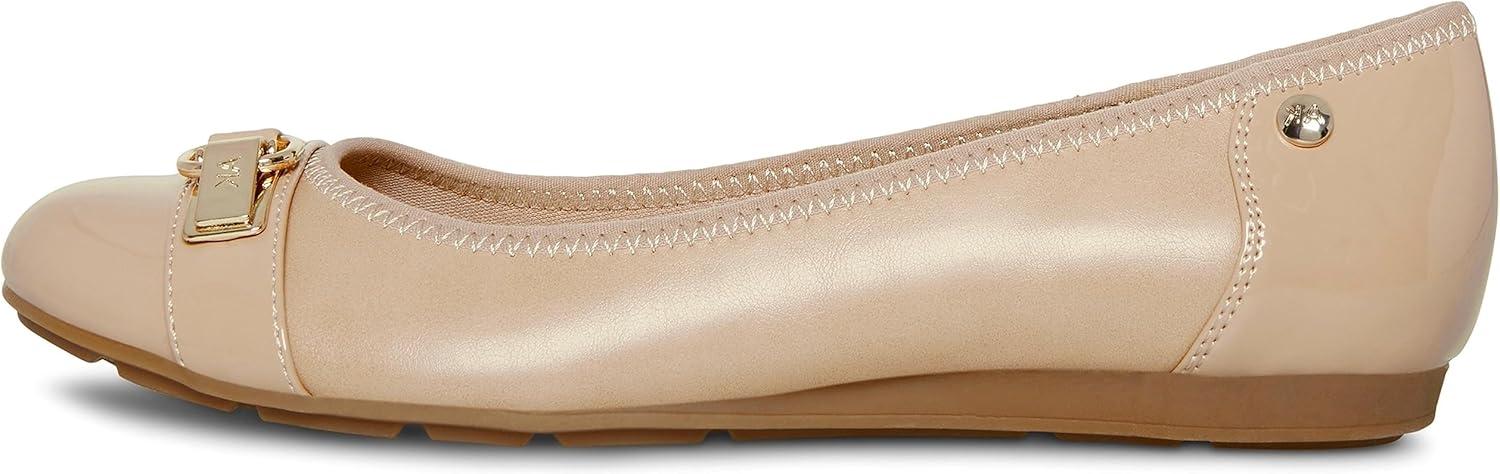 imageAnne Klein Womens Able Comfortable Ballet FlatNudeNude
