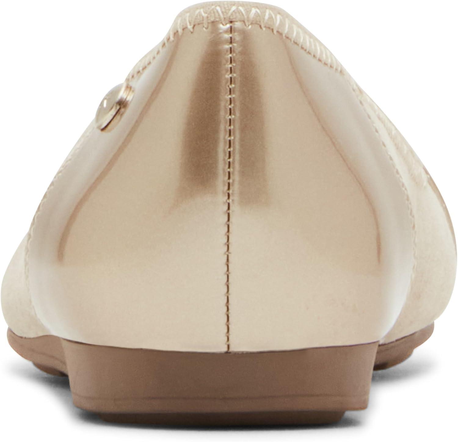 imageAnne Klein Womens Able Comfortable Ballet FlatTwilight Taupe