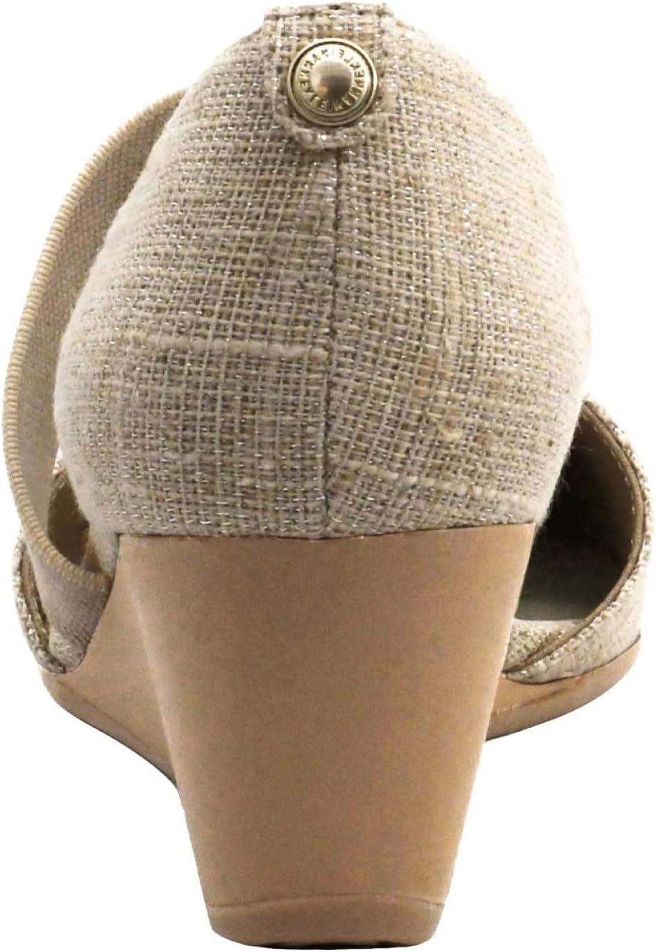 imageAnne Klein Womens Tara Wedge PumpNatural Linen