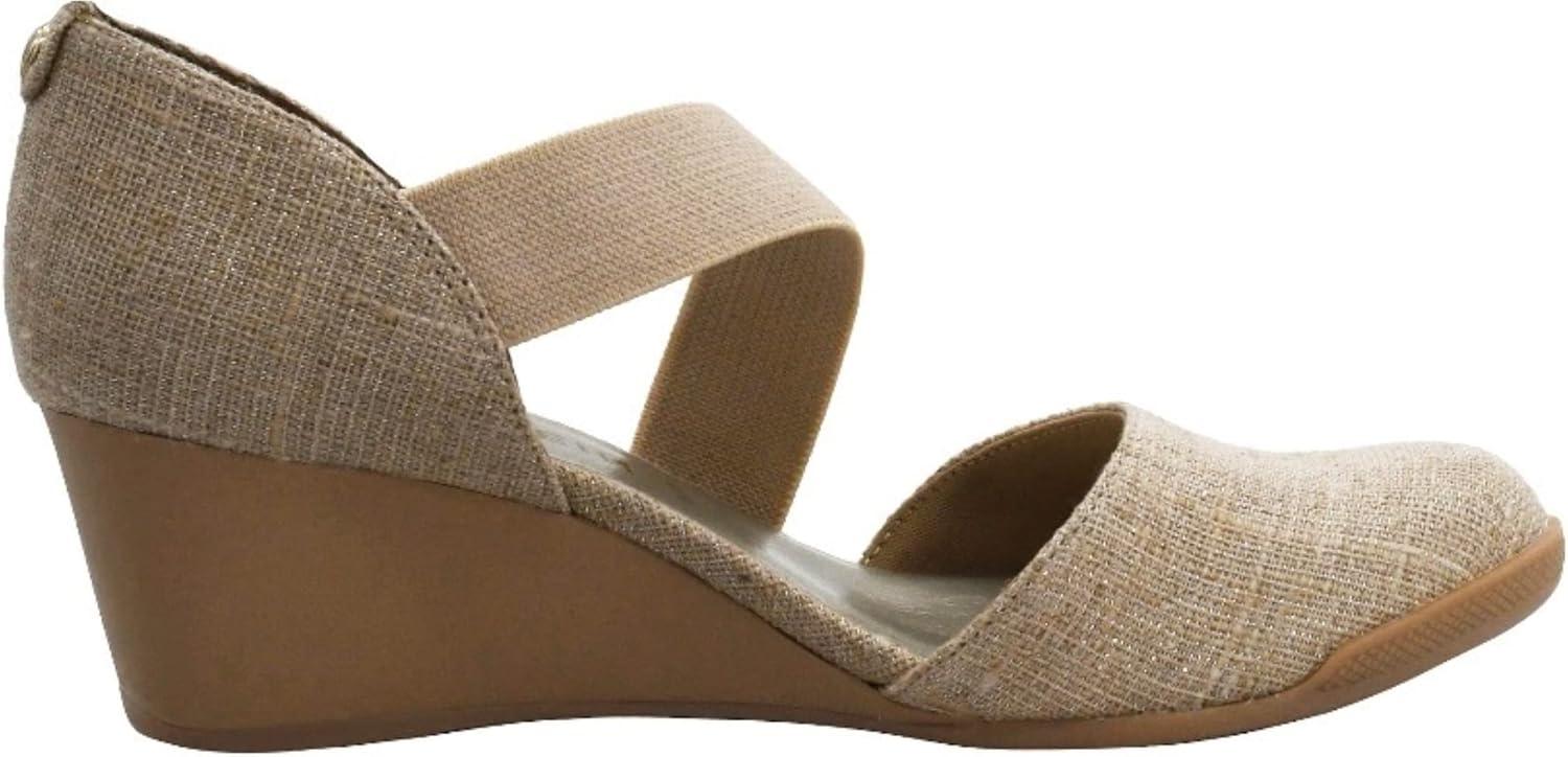 imageAnne Klein Womens Tara Wedge PumpNatural Linen