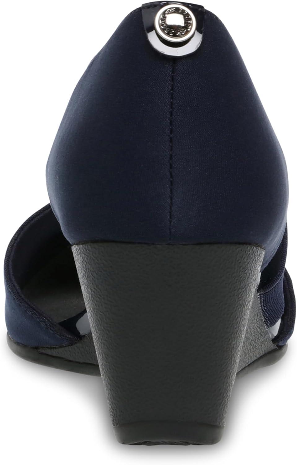 imageAnne Klein Womens Tara Wedge PumpNavy