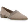 Anne Klein Women’s Ryan Ballet Flat(Metallic Taupe Multi)