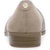 Anne Klein Women’s Ryan Ballet Flat(Metallic Taupe Multi)