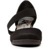 Anne Klein Women’s Tara Wedge Pump(Black/Multi Stretch Fabric)