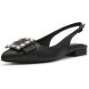 Anne Klein Womens Kenni(Black Raffia)