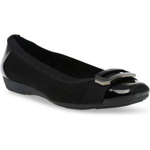 Anne Klein Womens UliveraBallet Flat(Black)