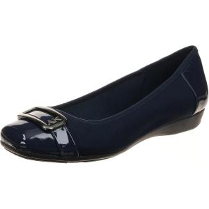 Anne Klein Womens UliveraBallet Flat(Navy)