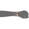 Anne Klein Women’s AK/3286BKST Premium Crystal Accented Gold-Tone and Black Watch and Bracelet Set(Burgundy/Rose Gold)
