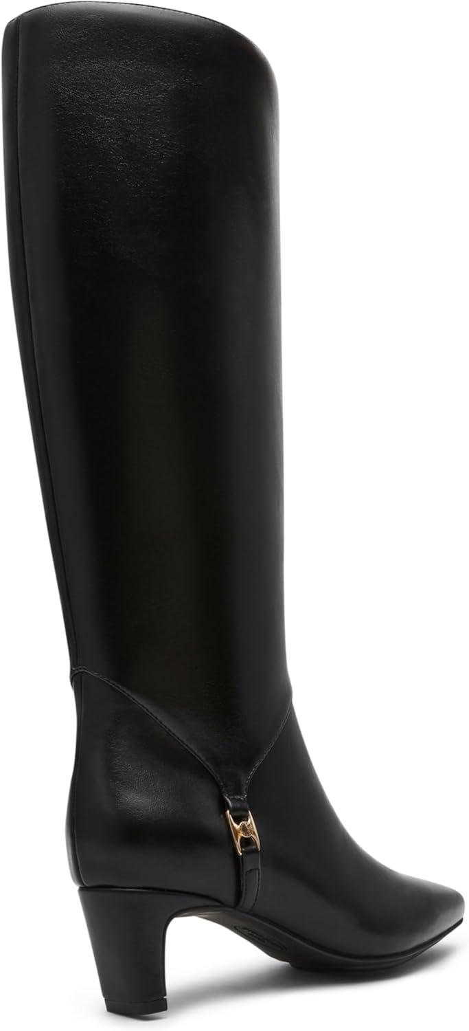 imageAnne Klein Womens Iversonwc Mid Calf BootBlack Smooth