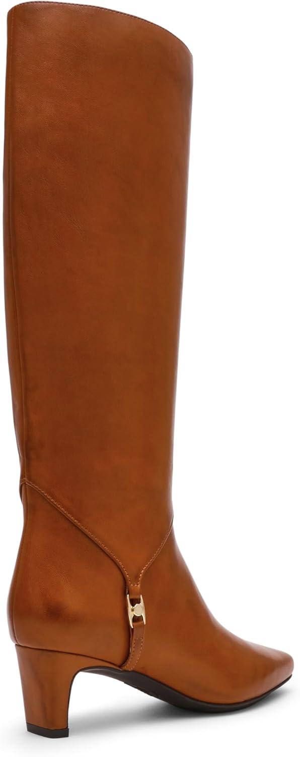 imageAnne Klein Womens Iversonwc Mid Calf BootCognac Smooth