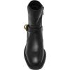 Anne Klein Women’s Amias Ankle Boot(Black Smooth)
