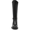 Anne Klein Women’s Anessa Mid Calf Boot(Black Smooth)