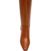 Anne Klein Women’s Iverson-wc Mid Calf Boot(Cognac Smooth)