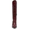 Anne Klein Women’s Maruicia Mid Calf Boot(Wine Croc)