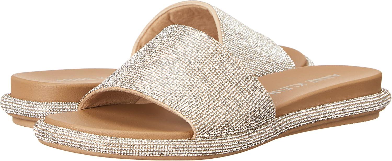imageAnne Klein Womens Amelie Slide SandalCrystal