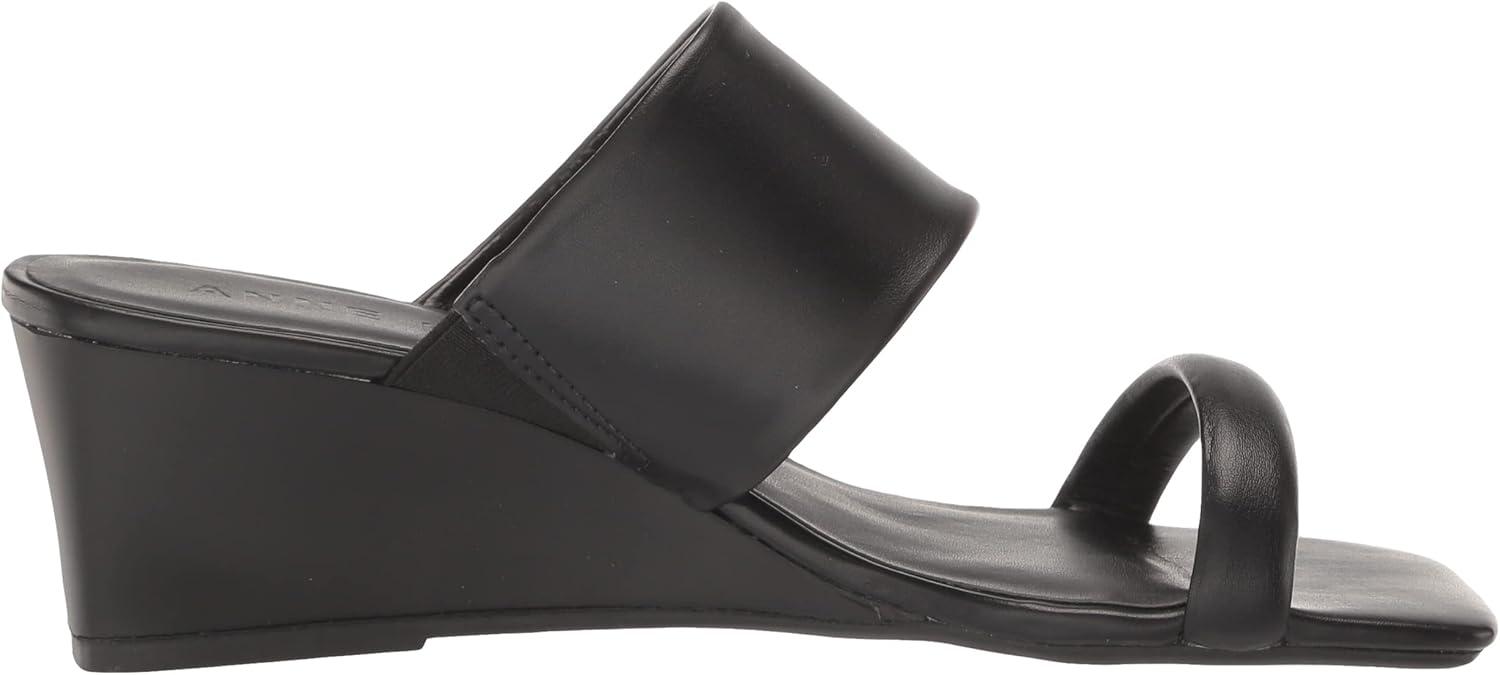 imageAnne Klein Womens Gaia Heeled SandalBlack