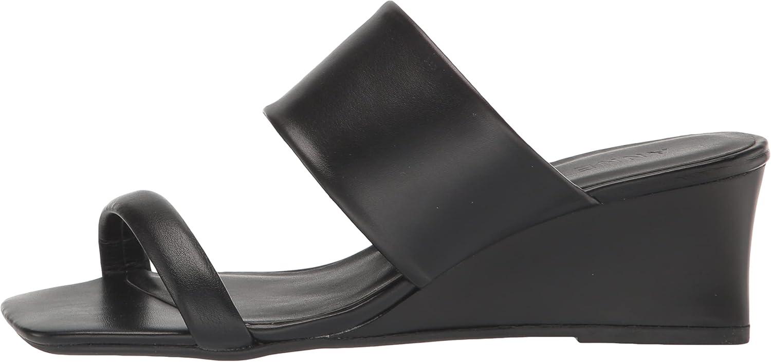 imageAnne Klein Womens Gaia Heeled SandalBlack