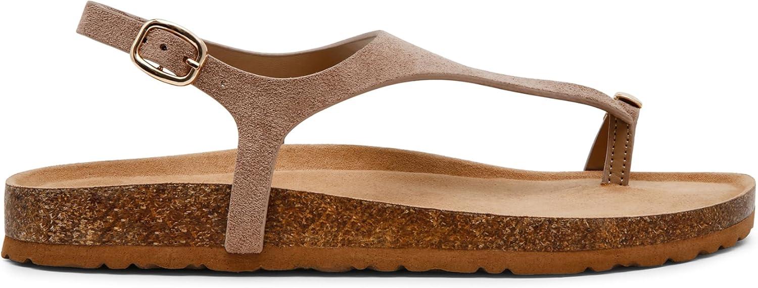 imageAnne Klein Womens Lola Flat SandalTaupe